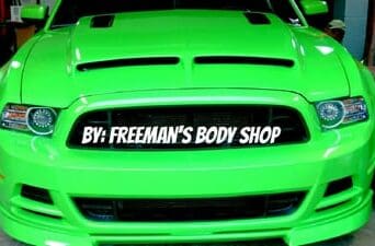 Freeman’s Body Shop. Car Repaired